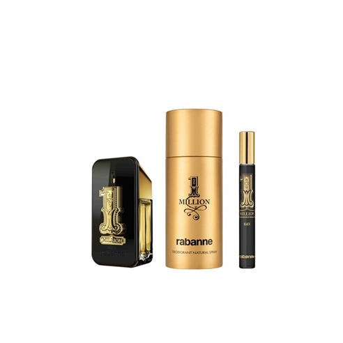 Rabanne - Rabanne Set 1 Million Black Eau de Parfum 50 ml + 10 ml + Deodorant 150 ml