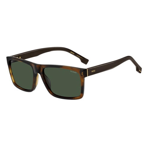 Boss - Men's SN63 Polarised Acetate Rectangular Sunglasses