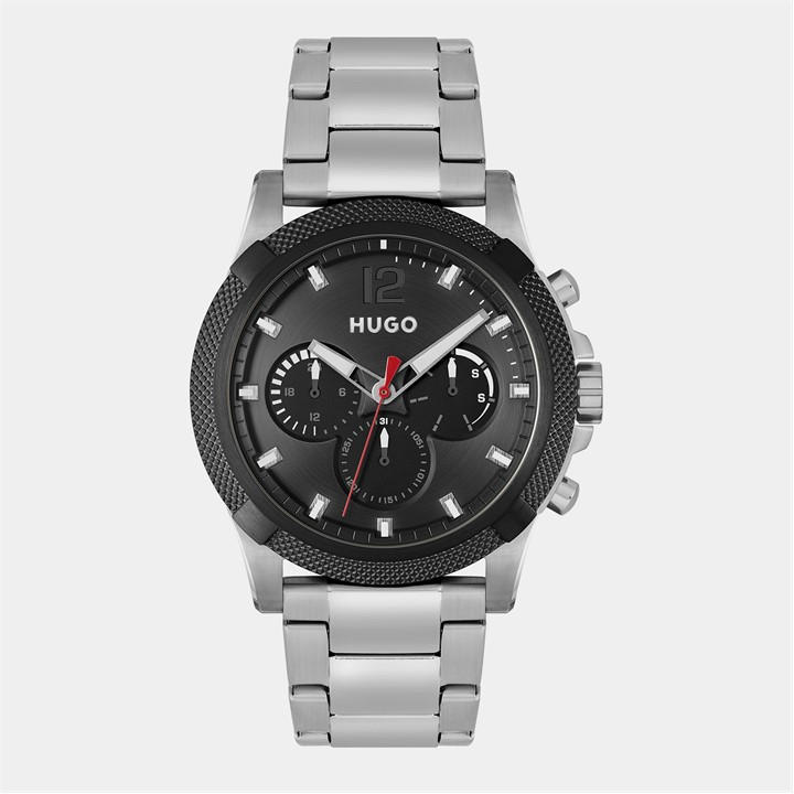 Hugo Men's Silver Impress For Him Bracelet Watch
