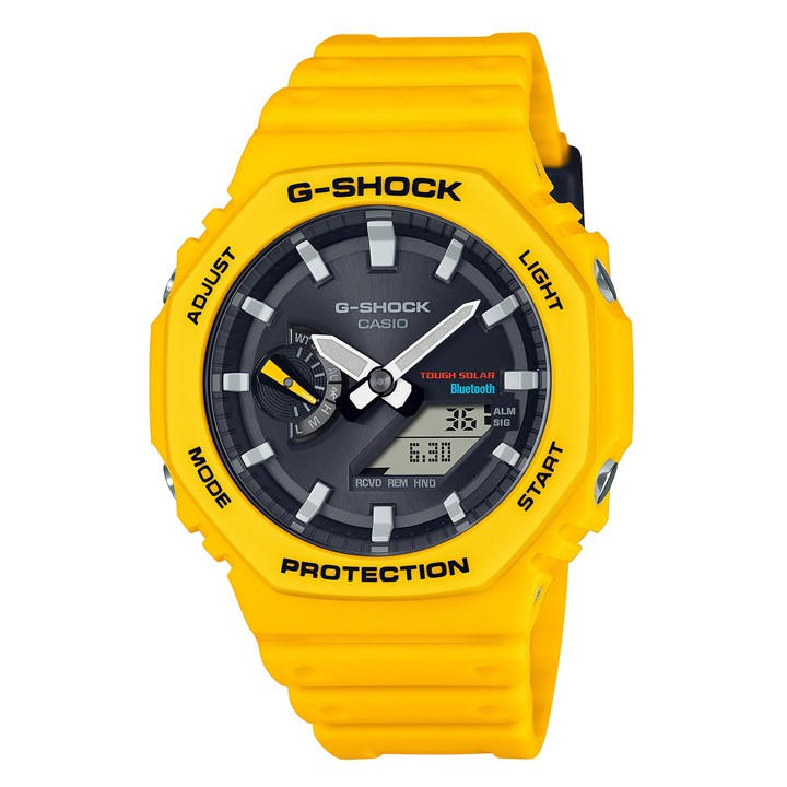 G Shock  Yellow Adults Digital Watch - Size 48.5 × 45.4 × 11.9 mm
