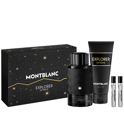 Montblanc - Montblanc Explorer Extreme Gift Set: Parfum 100ml + Shower Gel 100ml + 2 x 7.5ml Travel Spray