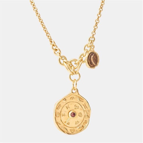 CHLOE - Women's Coin Pendant Necklace