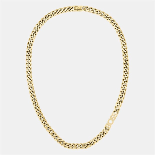 Silver - Boss - Gents BOSS Kassy Chain Necklace