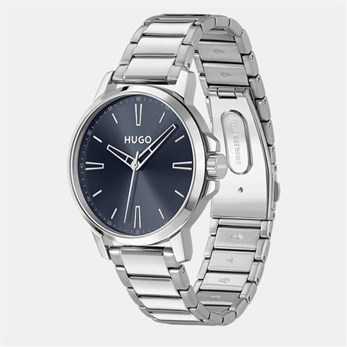 Hugo - Gents HUGO #SMOOTH Stainless Steel Bracelet Watch