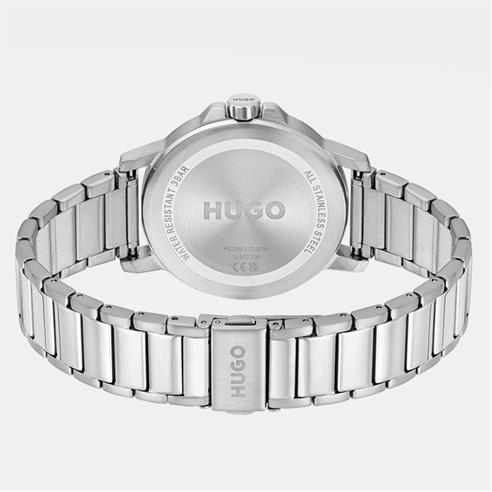 Hugo - Gents HUGO #SMOOTH Stainless Steel Bracelet Watch