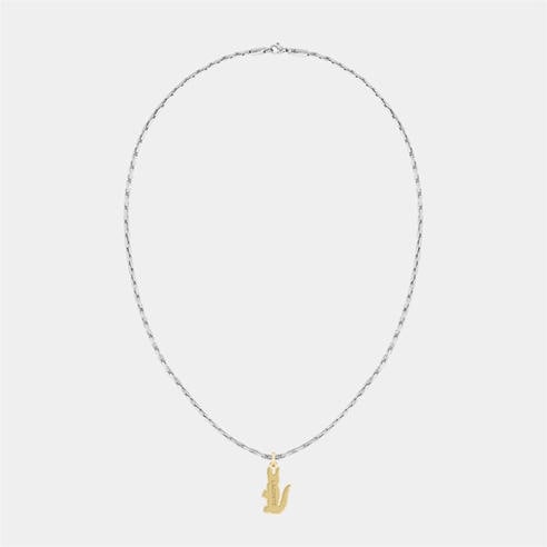 Lacoste - Mens Arthor Crocodile Box Chain Necklace