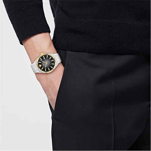 VERSACE - Men's V-Auria Analogue Quartz Watch