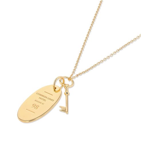 COMMON LINES - Hotel Silver Pendant Necklace