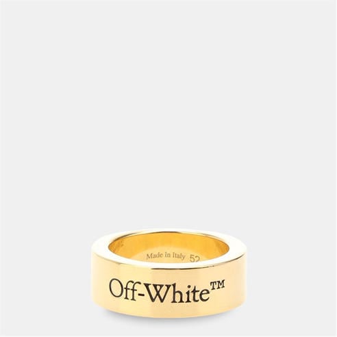 OFF WHITE - Women's Logo Chain Ring