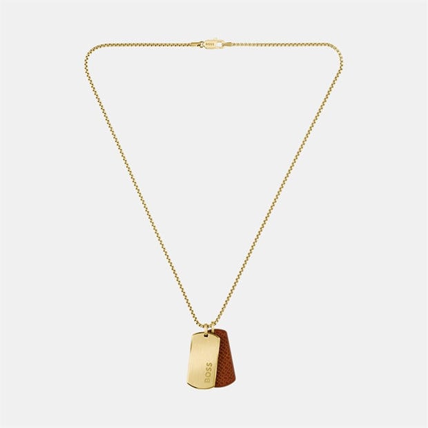 Silver - Boss - Gents BOSS Devon Necklace