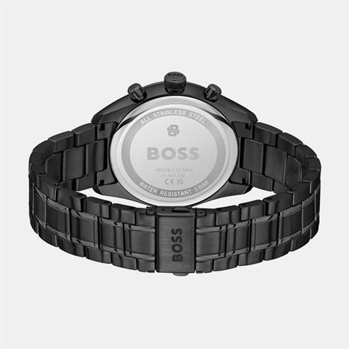 Boss - Gents BOSS Grand Prix 44 Chrono Black IP Watch