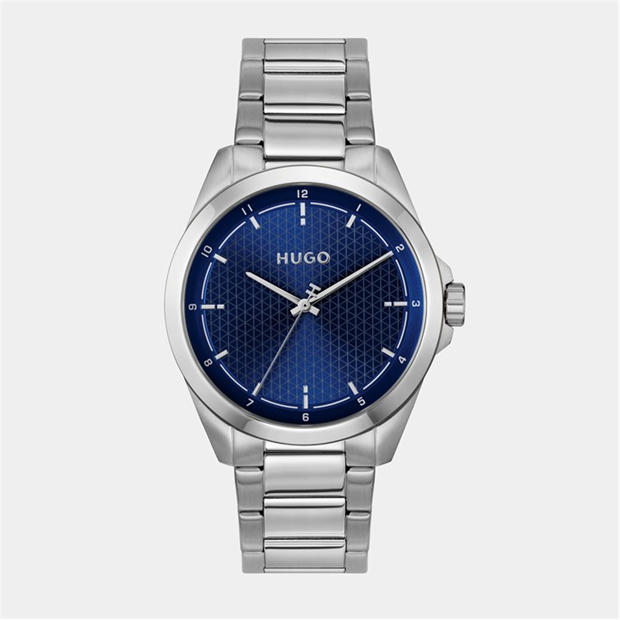 Green/Silver - Hugo - Gents HUGO #SEAM Bracelet Watch
