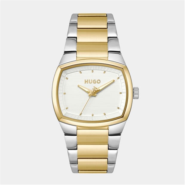 Silver/Silver - Hugo - Gents HUGO #TELLY Bracelet Watch