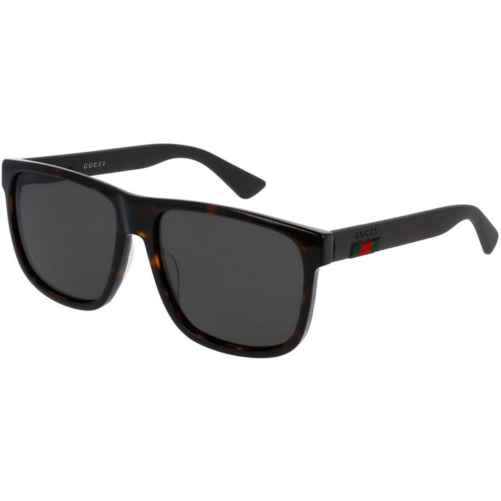 Gucci Men's Black Gg0010s Wayfarer Sunglasses