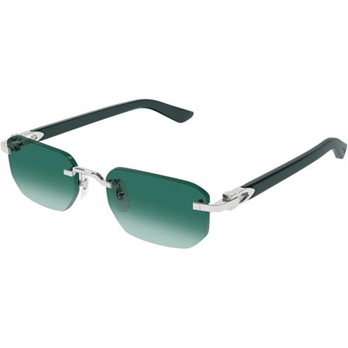 CARTIER - Cartier CT0622S Mens Rectangular Sunglasses