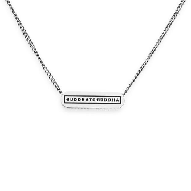 BUDDHA TO BUDDHA Essential Logo Necklace Xs Silver 17.9 Inches,All Products : American Fashion Style Bags On Sale