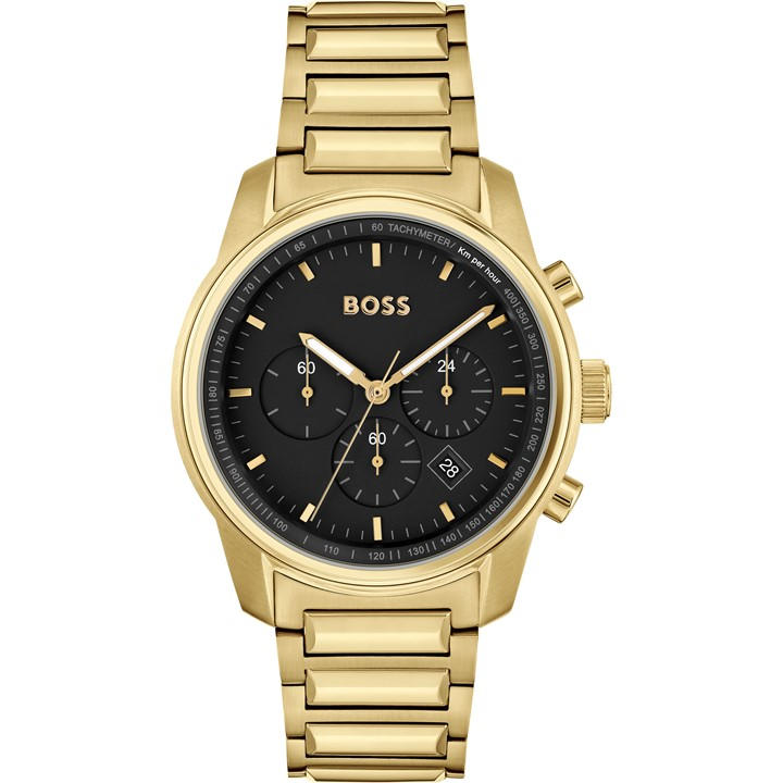 Boss Men's Black Gents Trace Bracelet Watch