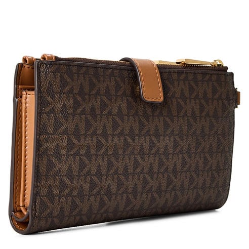MICHAEL Michael Kors - Women's Double Zip Wristlet Wallet on Chain