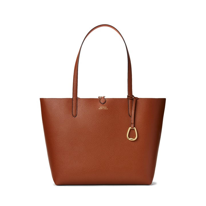 Lauren By Ralph Lauren Women's Brown Lauren Reversible Merrimack Tote Bag