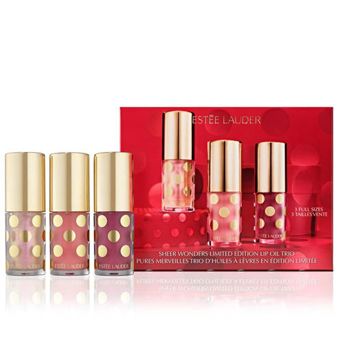 Estee Lauder - Sheer Wonders Holiday Lip Oil Trio Gift Set