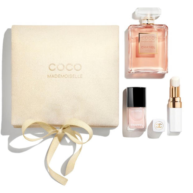 CHANEL COCO MADEMOISELLE SECRET LOOK POUCH EDP 50ml, Rouge Coco Baume Dreamy White, Le Vernis Ballerina,All Products : American Fashion Style Bags On Sale