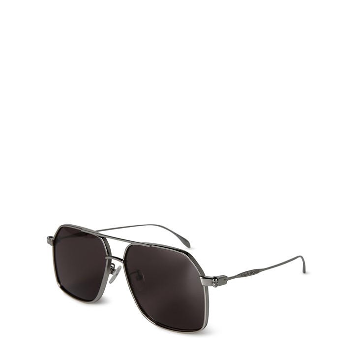 ALEXANDER MCQUEEN Alex Sunglasses – Silver ALEXANDER MCQUEEN Alex Sunglasses – Silver