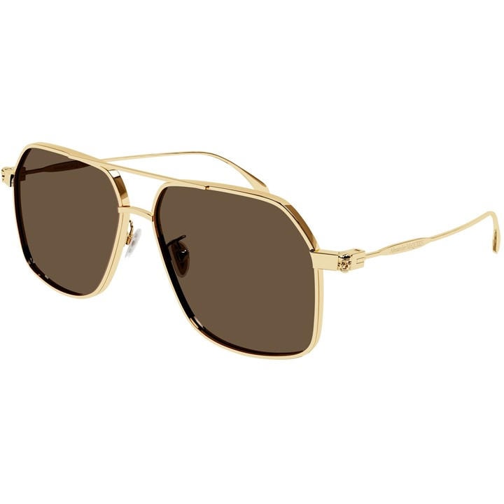 ALEXANDER MCQUEEN Am0372s Sunglasses – Gold ALEXANDER MCQUEEN Am0372s Sunglasses – Gold