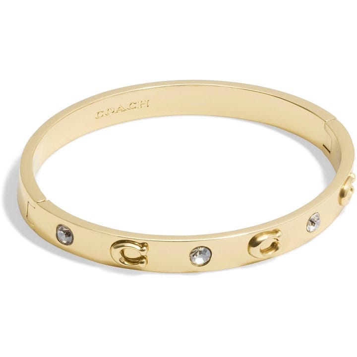Coach Women's Gold C Bangle