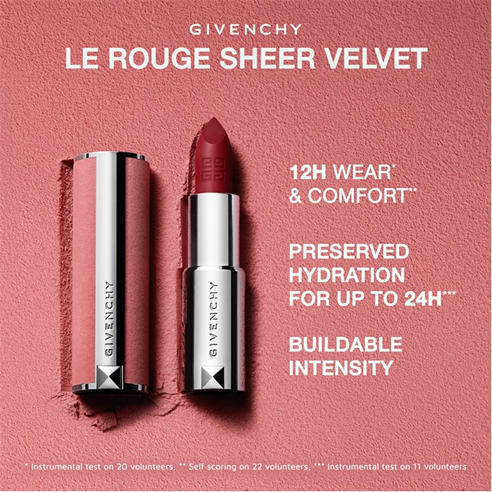 GIVENCHY - Givenchy Le Rouge Sheer Velvet refillable matte lipstick