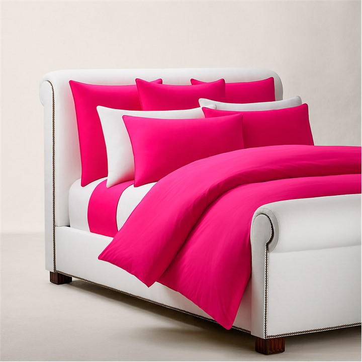 Ralph Lauren Home Unisex Pink Player Duvet Cover Superking