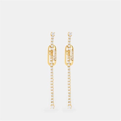 FENDI - Women's Brass Stud Earrings