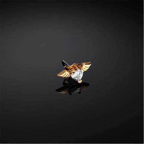 Chiara Ferragni - Womens Cupido Gleaming Stud Earring