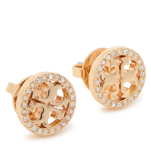Tory Burch - Icon Pav¿¿ Circle Stud Earrings