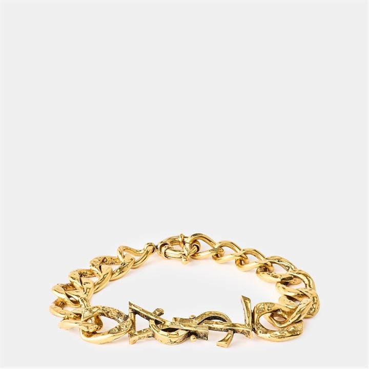 Saint Laurent Women's Gold Cassandre Chain Bracelets
