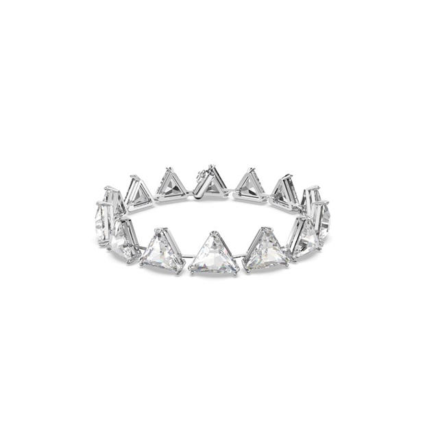 Swarovski Matrix Tennis bracelet, Triangle cut, White, Rhodium plated,Specials : American Fashion Style Bags On Sale Swarovski Matrix Tennis bracelet, Triangle cut, White, Rhodium plated,Specials : American Fashion Style Bags On Sale