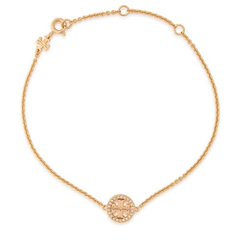 Tory Burch - Delicate Icon Pavé Chain Brace