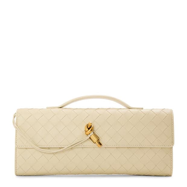 Fondant Brass - BOTTEGA VENETA - Andiamo Clutch