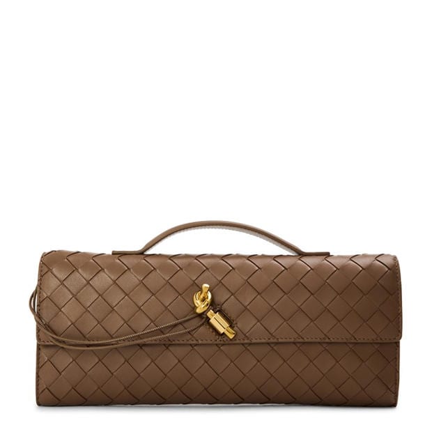Fondant Brass - BOTTEGA VENETA - Andiamo Clutch