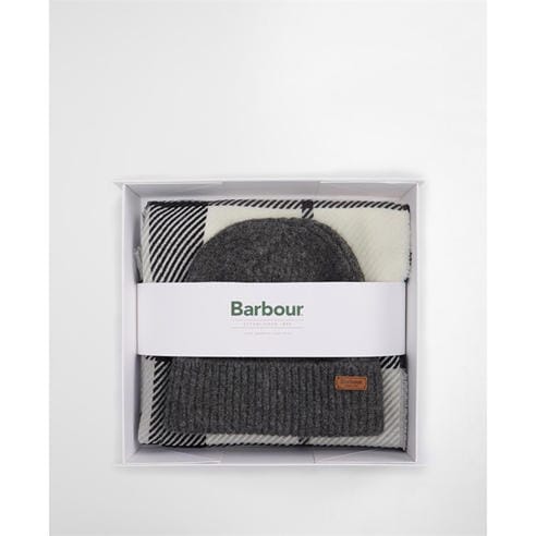 Barbour - Pendle Beanie & Blair Scarf Gift Set