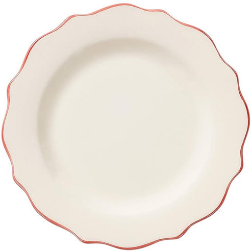 ANNA + NINA - Anna Carmine Scalloped Breakfast Plate