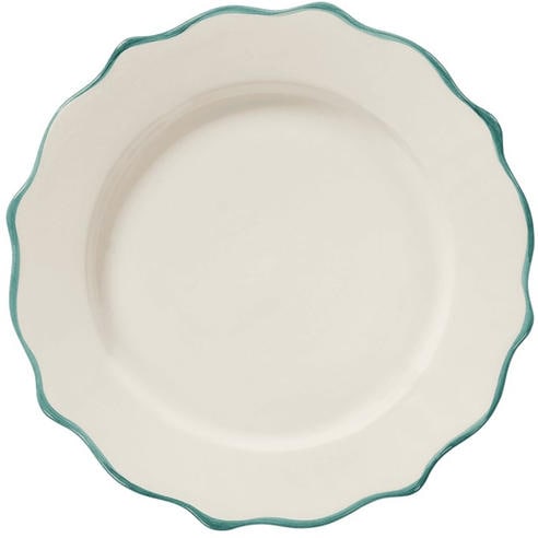 ANNA + NINA - Anna Forest Scalloped Dinner Plate