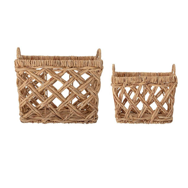 Bloomingville Wicker Water Hyacinth Baskets - Set of 2,All Products : American Fashion Style Bags On Sale