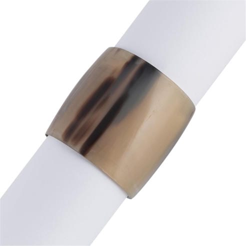 Broste Copenhagen - BrosteCopenhagen Jay Horn Napkin Ring - Set of 6