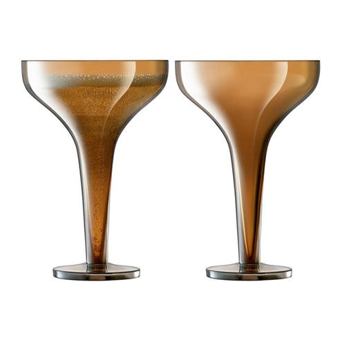 LSA - Epoque Champagne Saucer - Set of 2