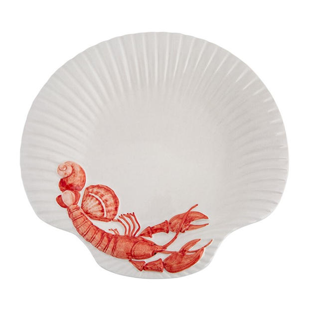 Les Ottomans Shell Collection Lobster Plate,Specials : American Fashion Style Bags On Sale