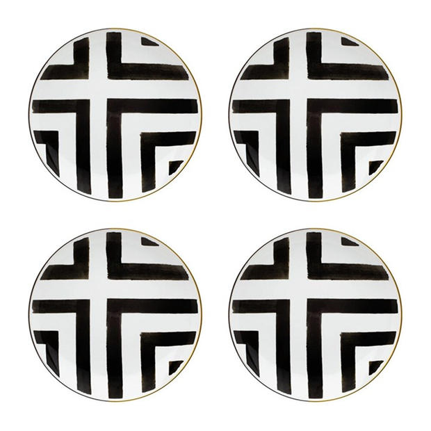 Christian Lacroix Sol Y Sombra Dessert Plate - Set of 4,All Products : American Fashion Style Bags On Sale