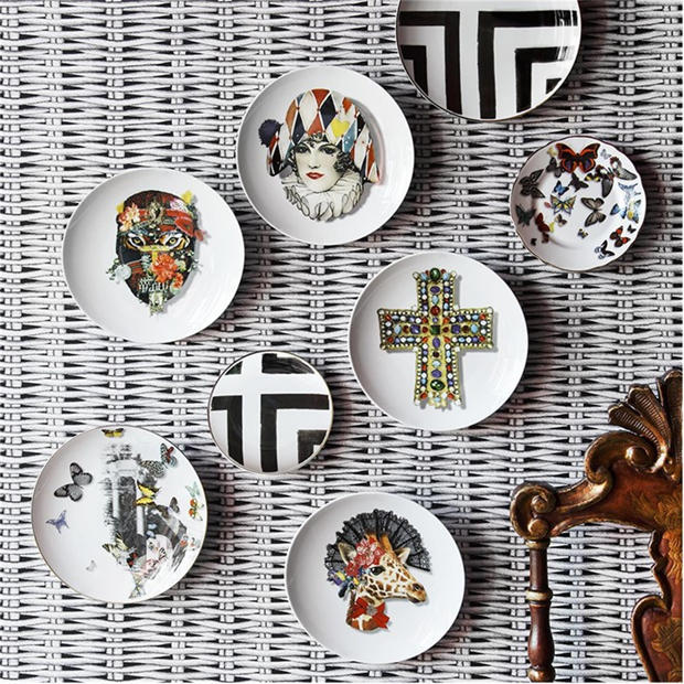 Christian Lacroix Sol Y Sombra Dinner Plate Set of 4 Unisex