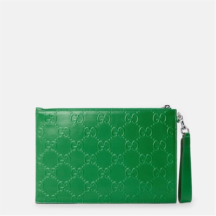 GUCCI Men's Clutch Bag - Green