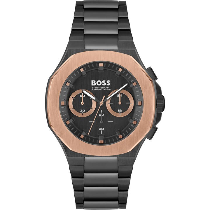 Boss Men's Black Gents Taper Chronograph Watch