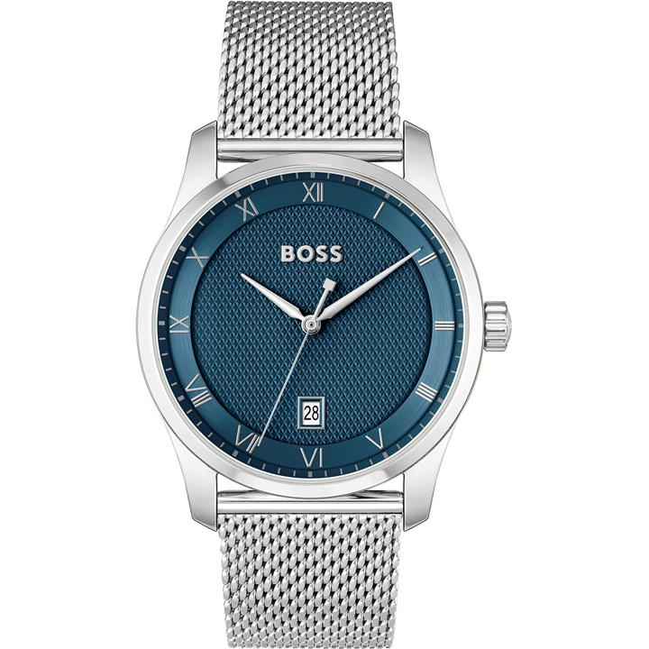 Boss Men's Silver Gents Principle Watch